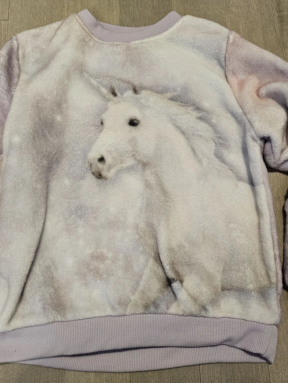 H&M Girls' Unicorn Fleece Pullover